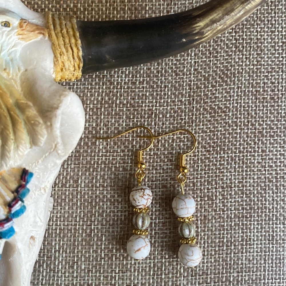 Southwestern Beaded Earrings - Handmade by Me
